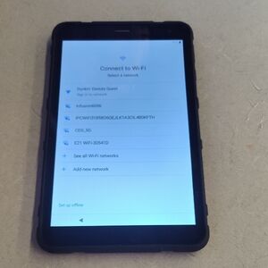 Black Tablet with Wi-Fi Connectivity